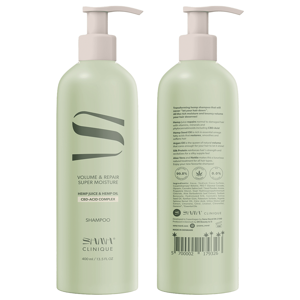 RAW Hamp Shampoo med aloe vera 400 ml